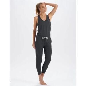 Vuori Lux Jumpsuit / Charcoal Heather Gray / XS / EUC